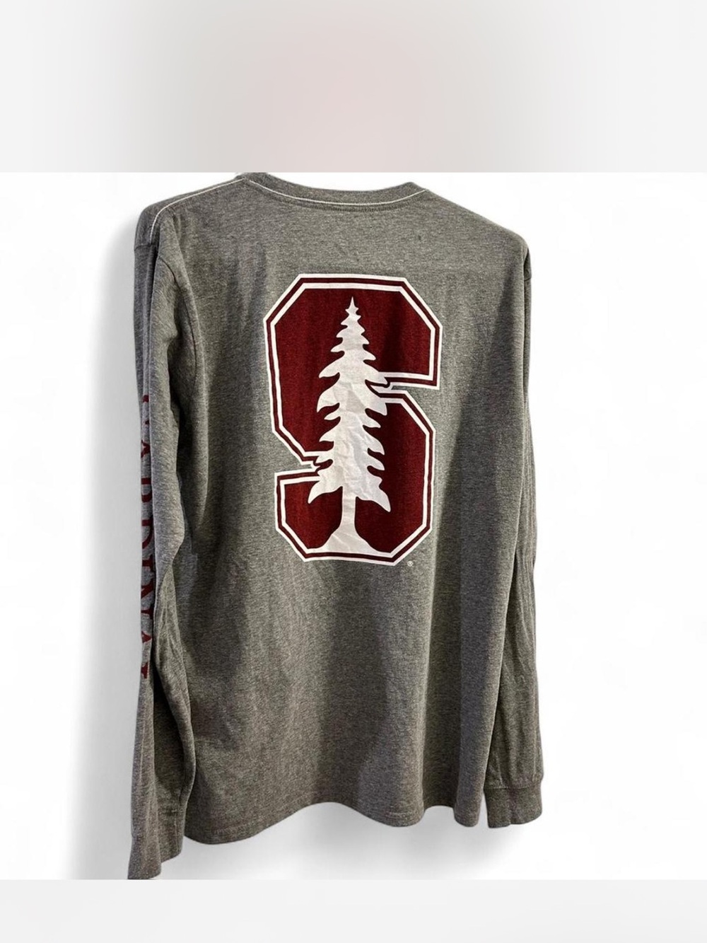 Stanford University Gray Long-Sleeve Shirt